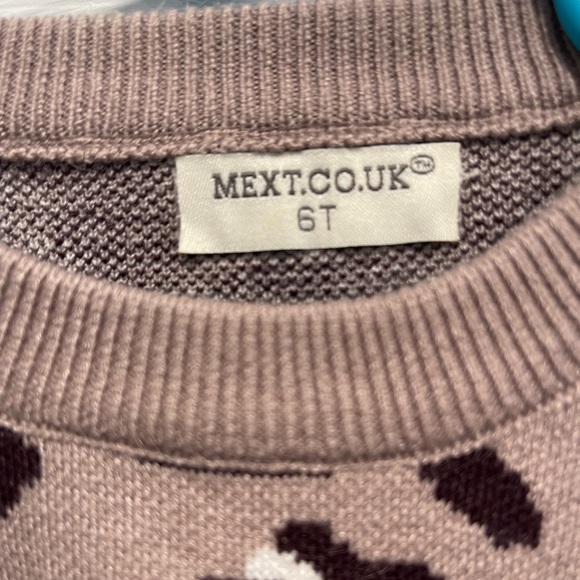 Cheetah print girls sweater - Picture 3 of 4